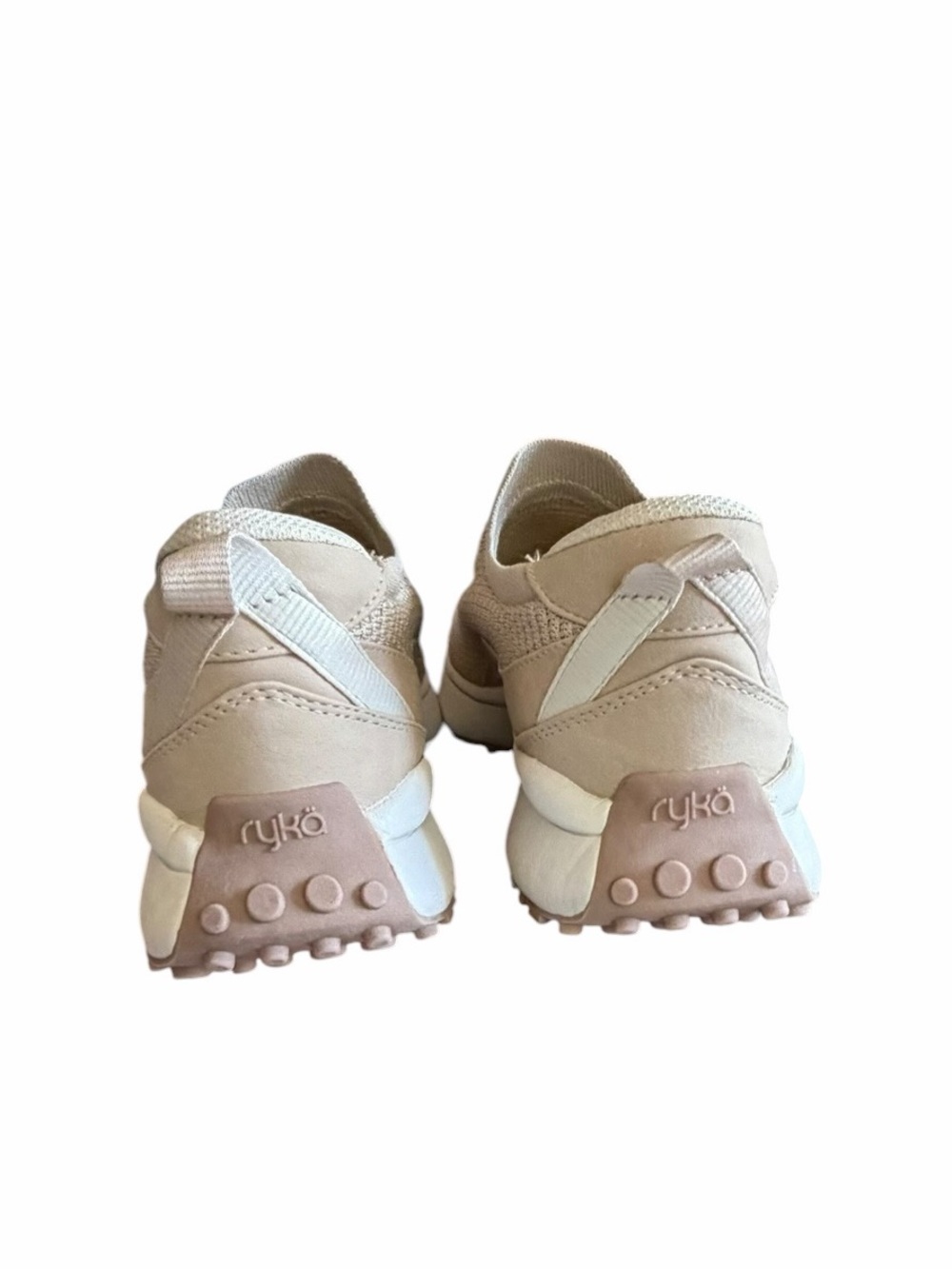 Ryka Jumpstart Slip On Beige Knit Sneakers Women’s Size 7.5 New Never Worn - Picture 6 of 11